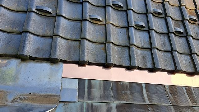 銅屋根補修完成
