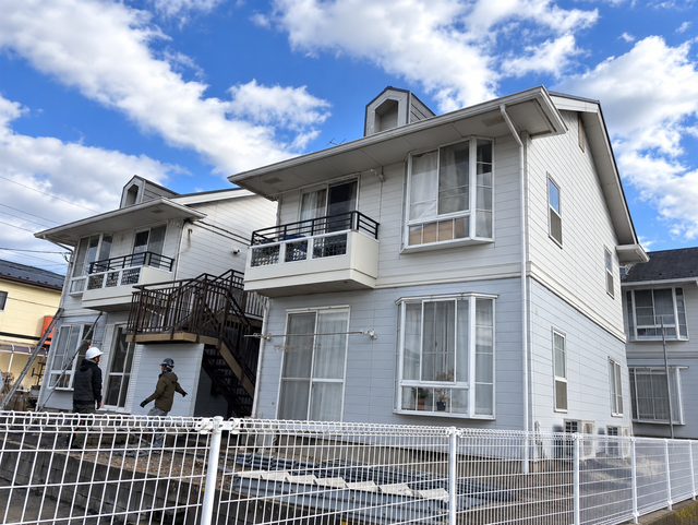 建物全景の現地調査