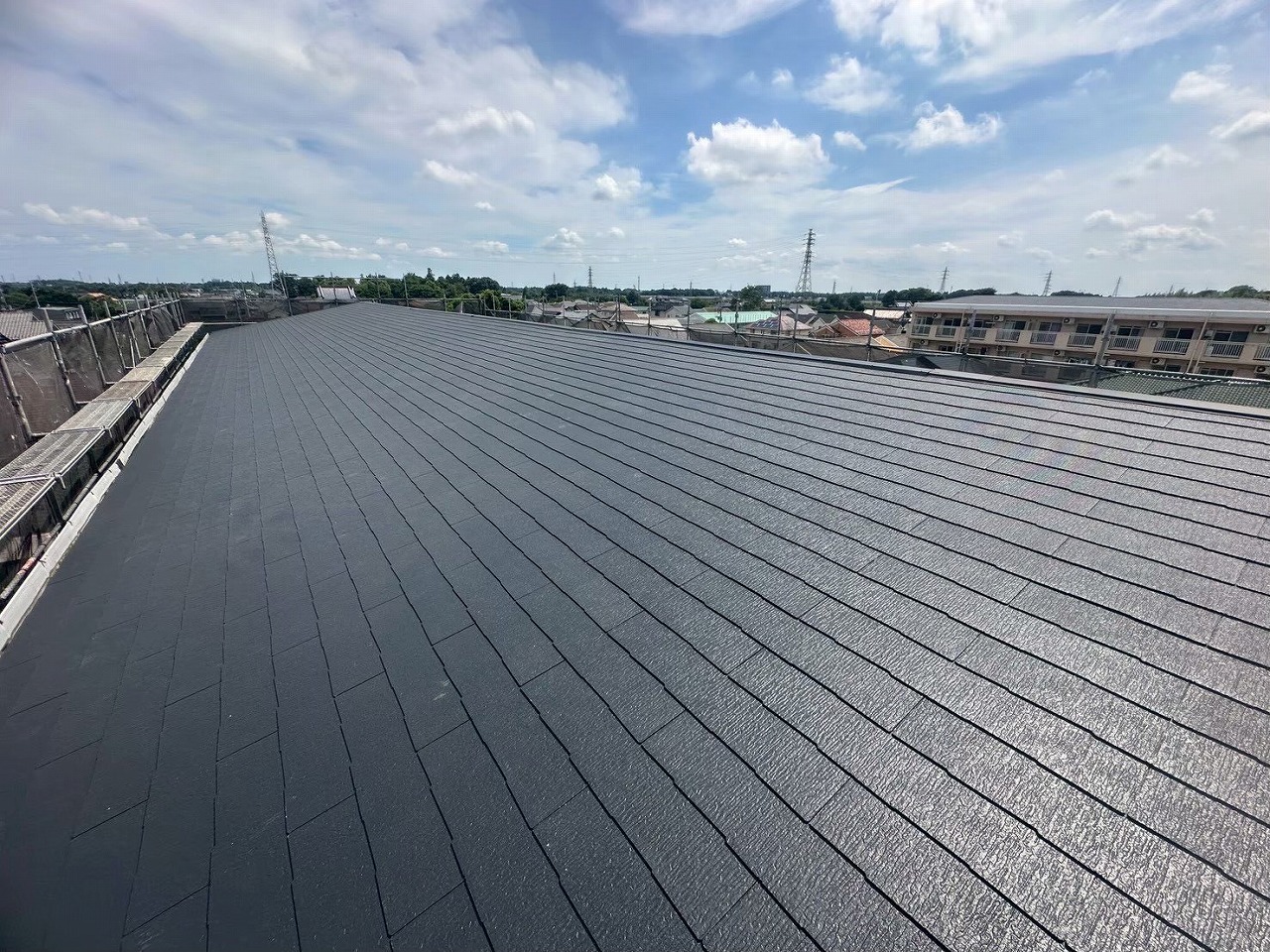 屋根施工後