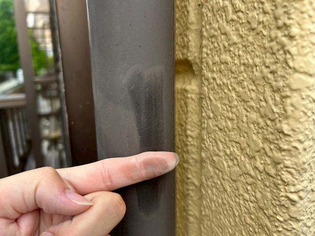 鉄部塗膜の劣化