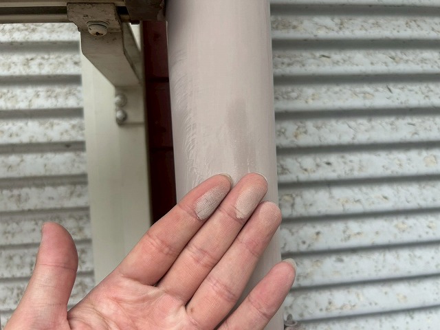 雨樋のチョーキング