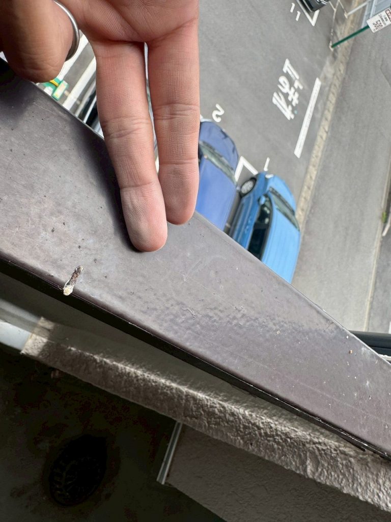 金属部の塗膜劣化