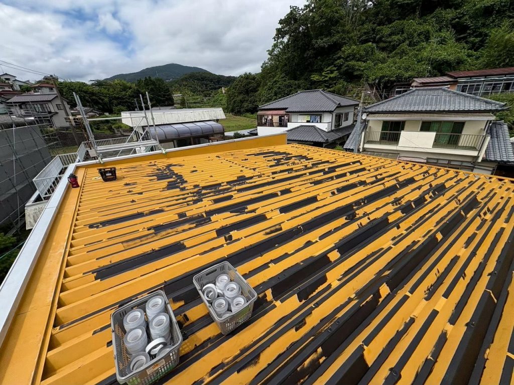 下地材の施工状況