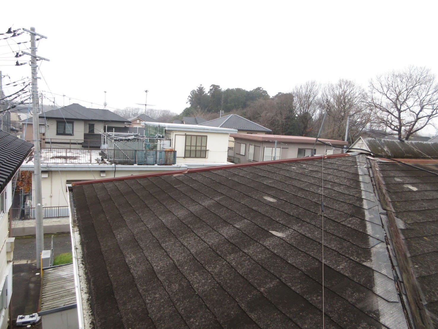 土浦市荒川沖の戸建てで行った屋根・外装の現地調査