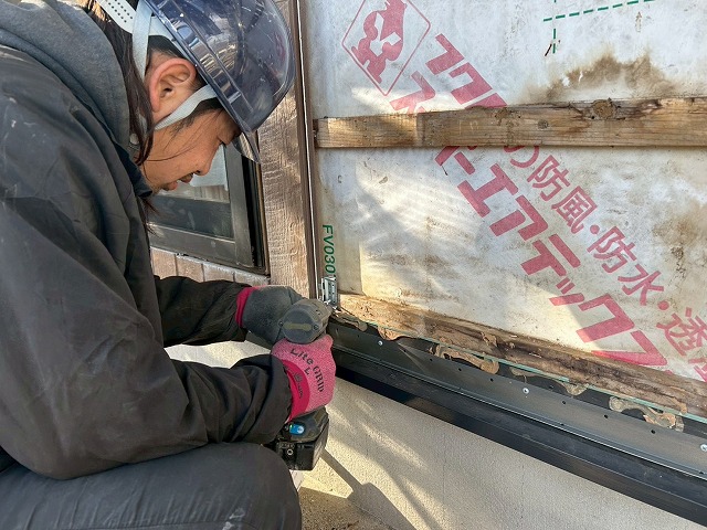 サッシまわりの下地補強が必要な箇所