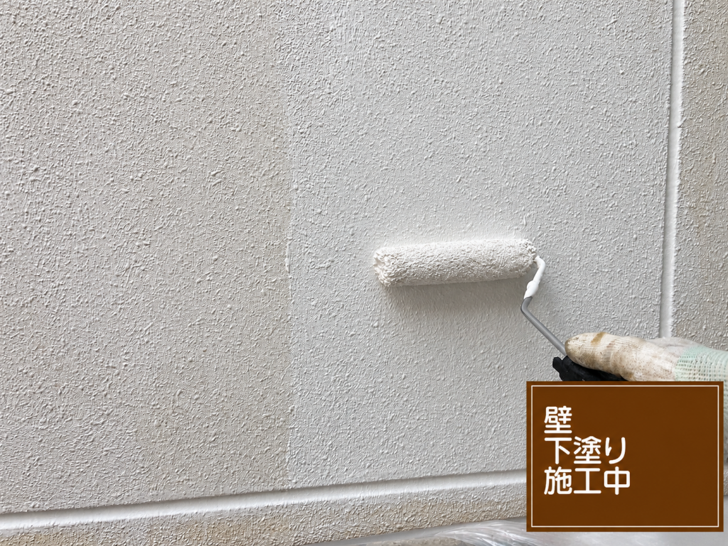 【施工中】龍ケ崎市で外壁塗装と軒天洗浄、シーリング補修まで進めた外装メンテナンス工事