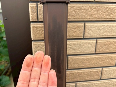 雨樋のチョーキング