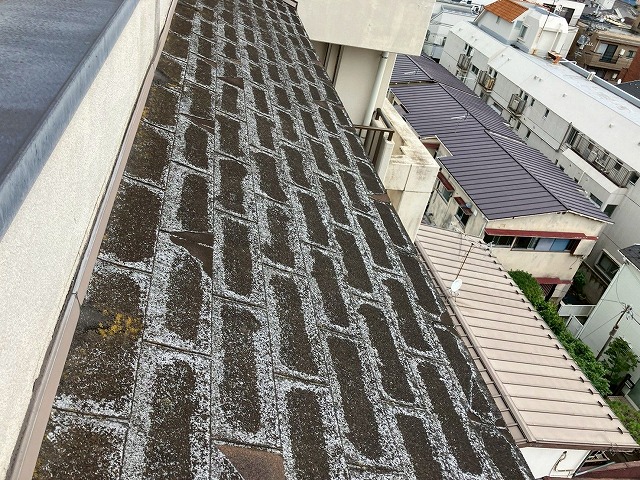 屋根写真ビフォー