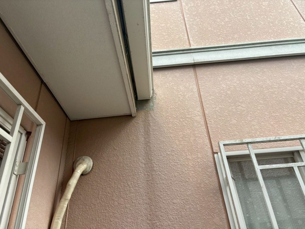 色あせた外壁の全景